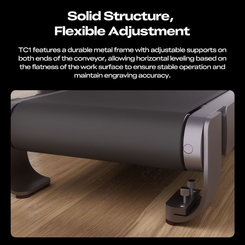 Falcon Conveyor TC1 Creality estructura metálica robusta